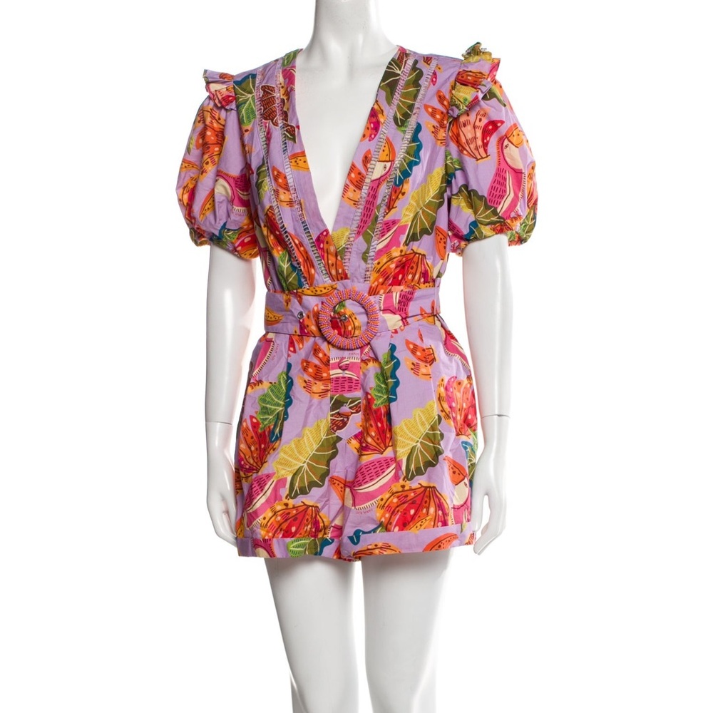 FARM Rio Belted Romper Size S